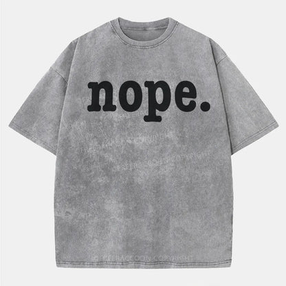 Vintage Nope. Washed T-Shirt