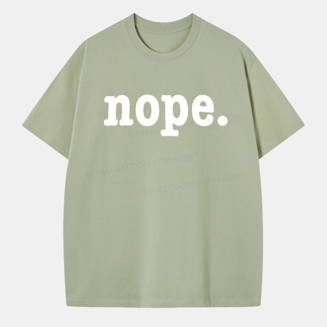 Vintage Nope. Classic T-Shirt