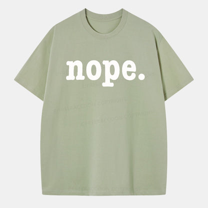 Vintage Nope. Classic T-Shirt