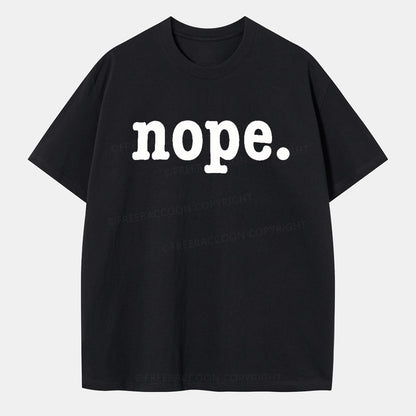 Vintage Nope. Classic T-Shirt