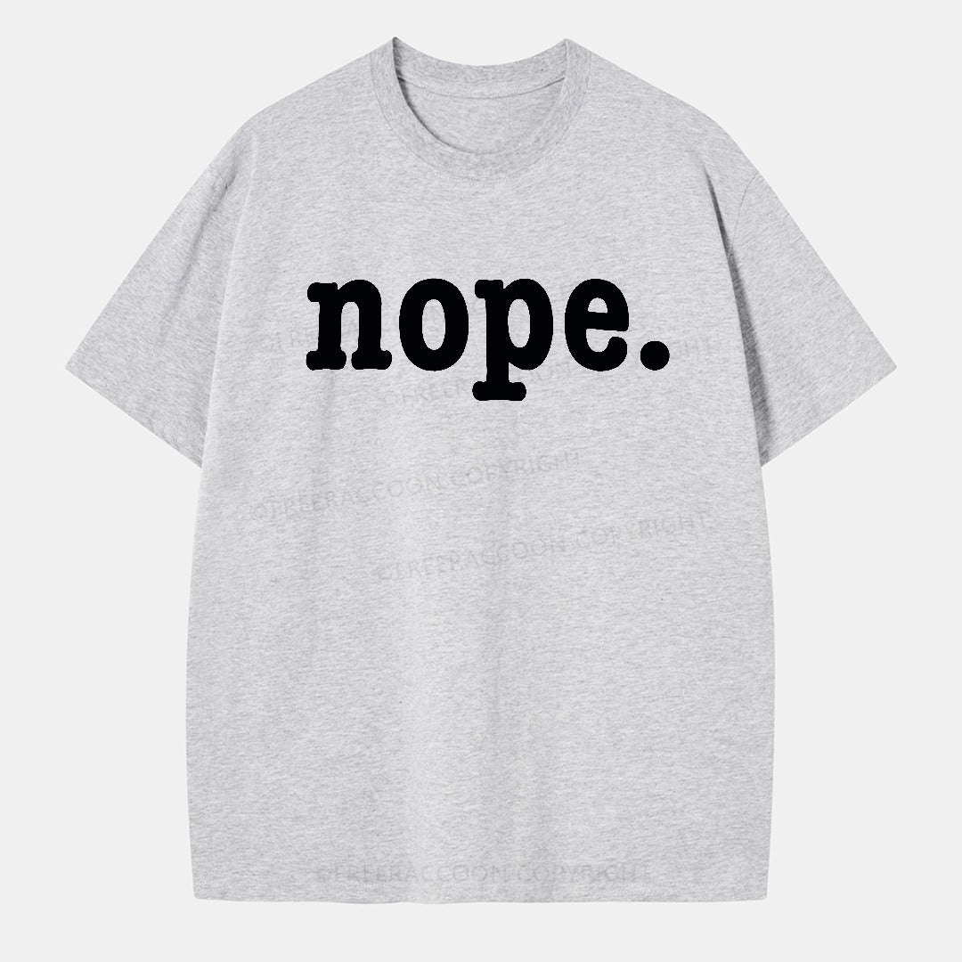 Vintage Nope. Classic T-Shirt