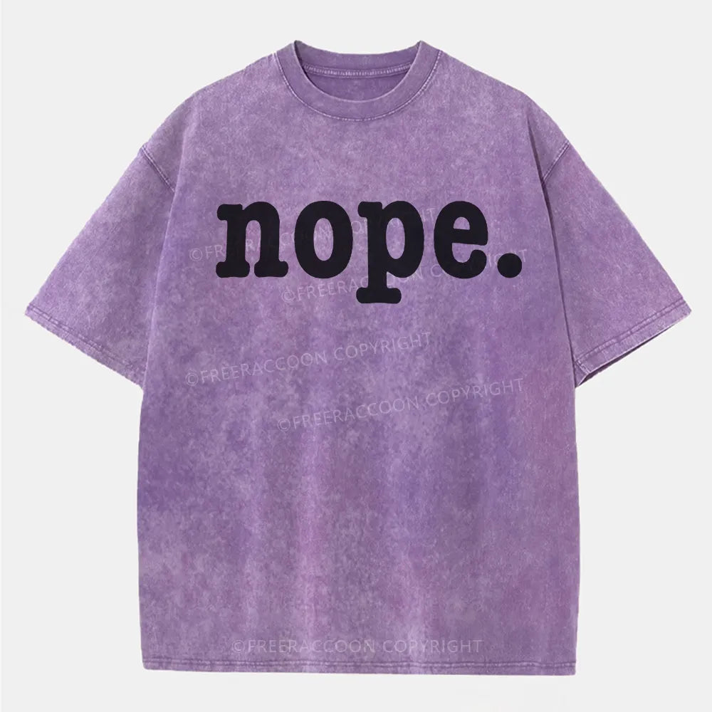 Vintage Nope. Washed T-Shirt