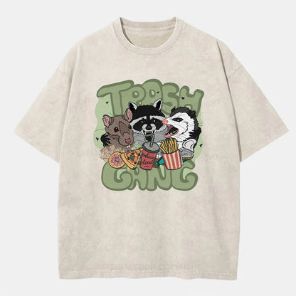 Vintage Trash Food Washed T-Shirt