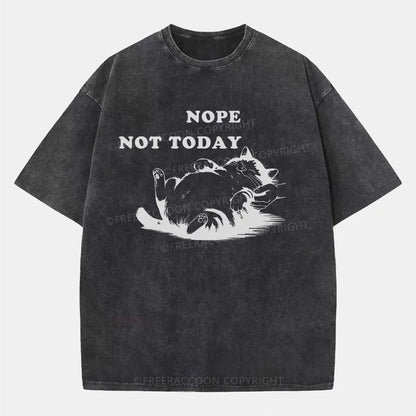 Vintage Nope, Not Today Washed T-Shirt