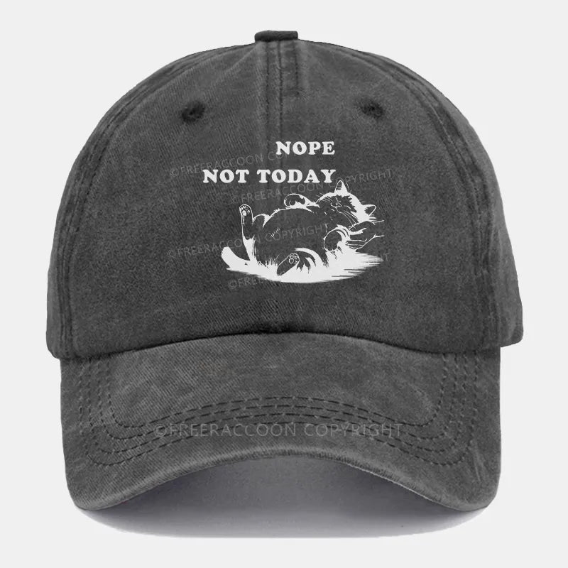 Vintage Nope, Not Today Washed Cap