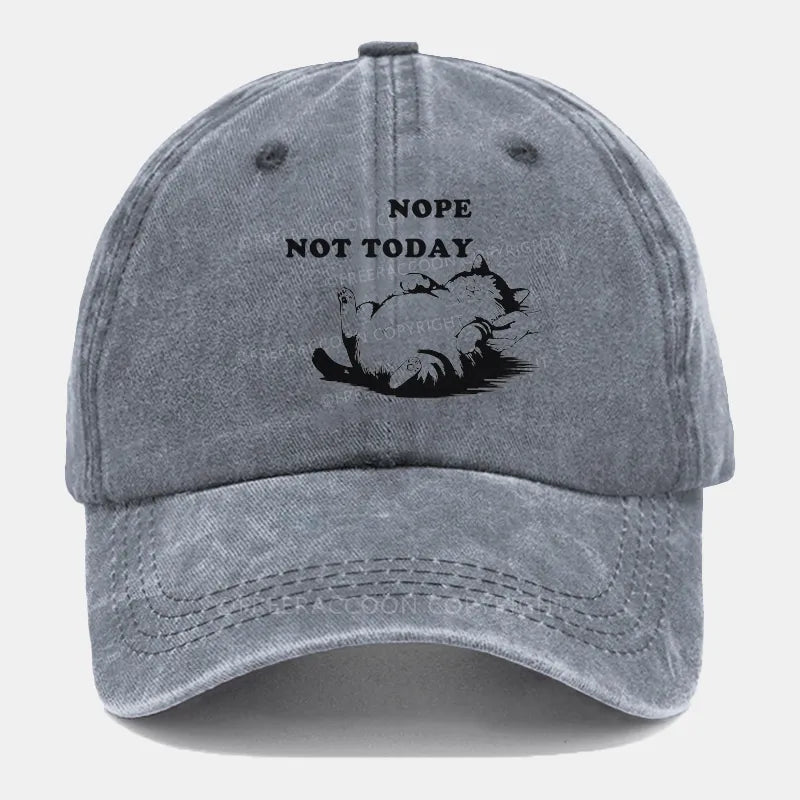 Vintage Nope, Not Today Washed Cap