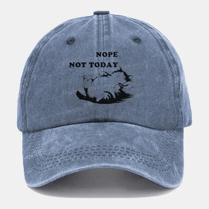 Vintage Nope, Not Today Washed Cap