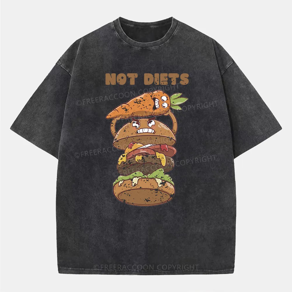 Vintage Not Diets Washed T-Shirt