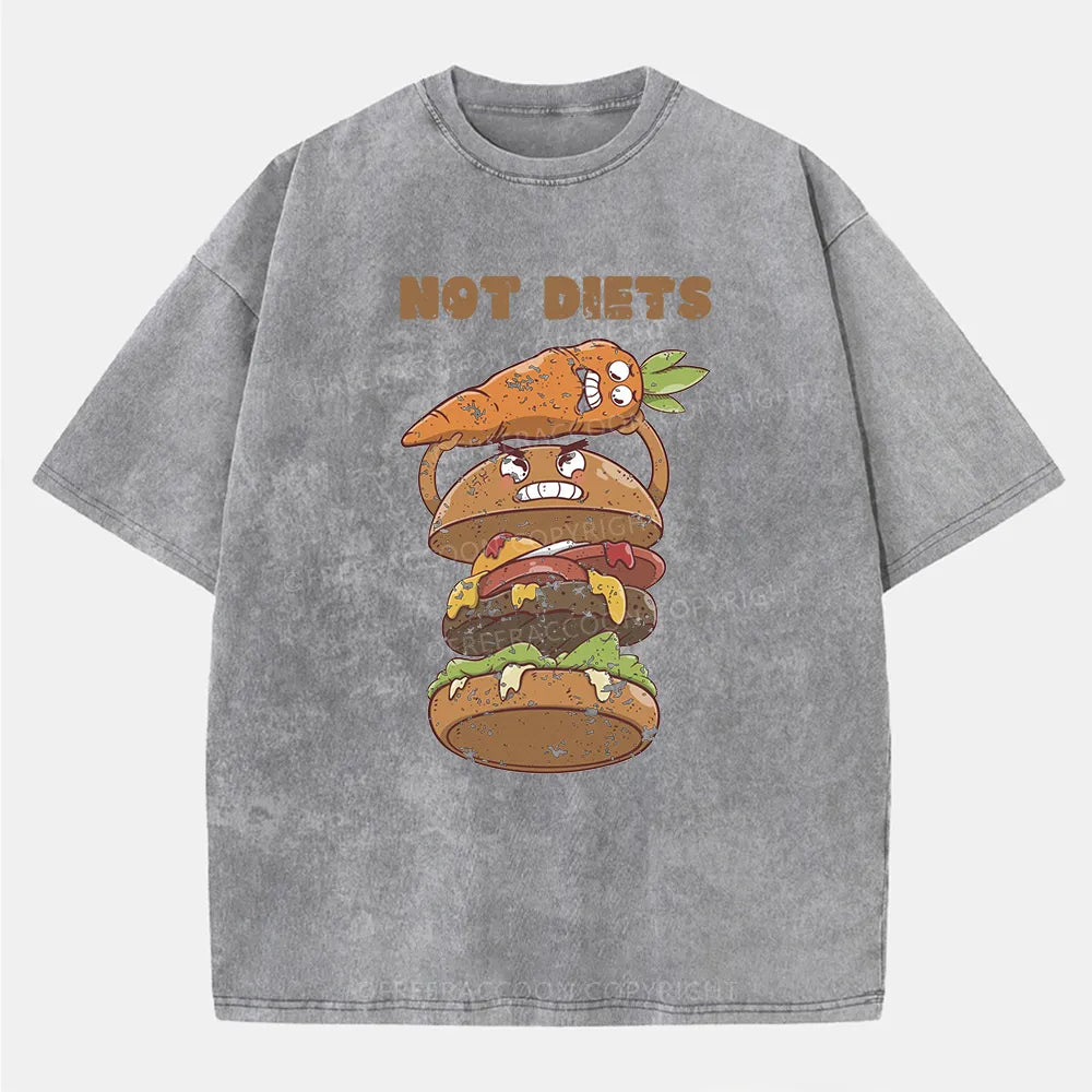 Vintage Not Diets Washed T-Shirt