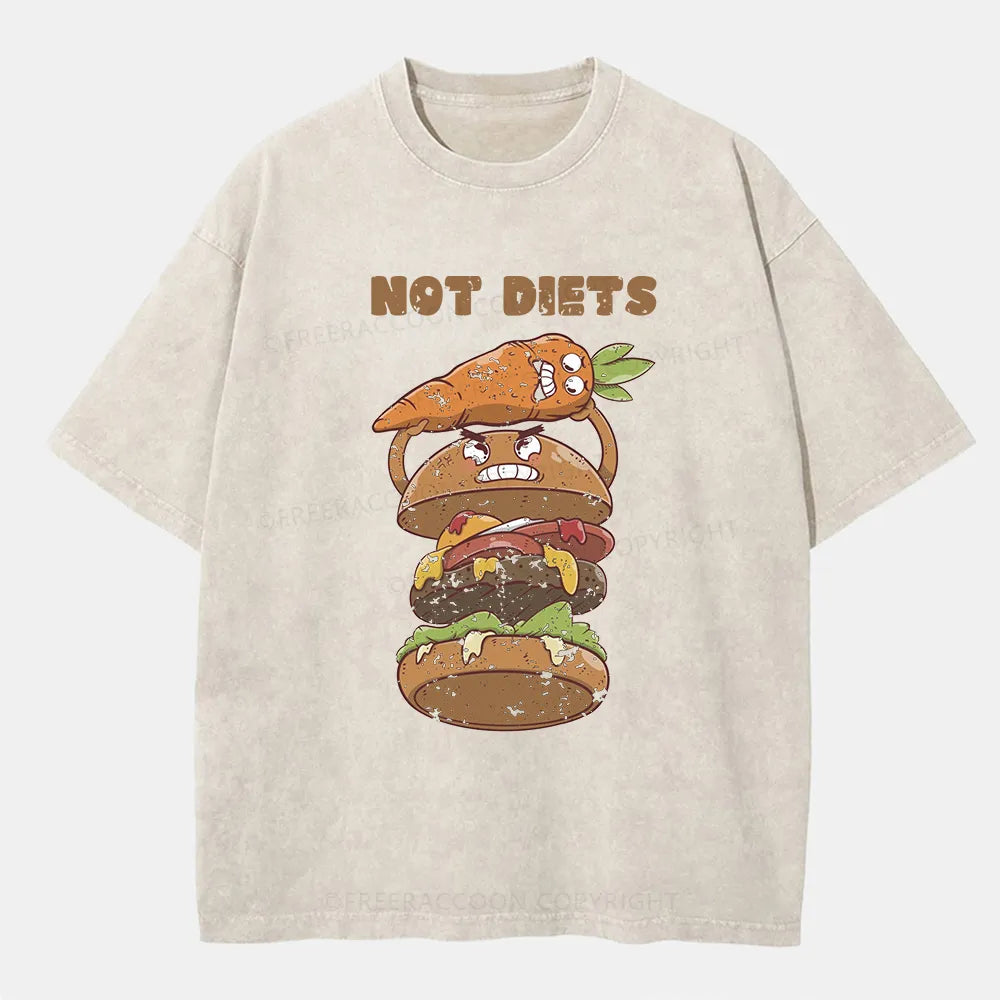 Vintage Not Diets Washed T-Shirt