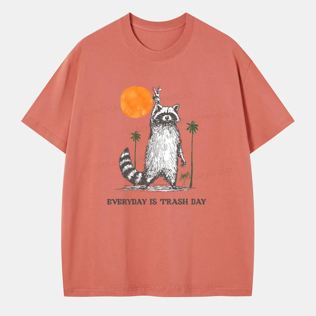 Vintage Everyday Is Trash Day Raccoon Classic T-Shirt