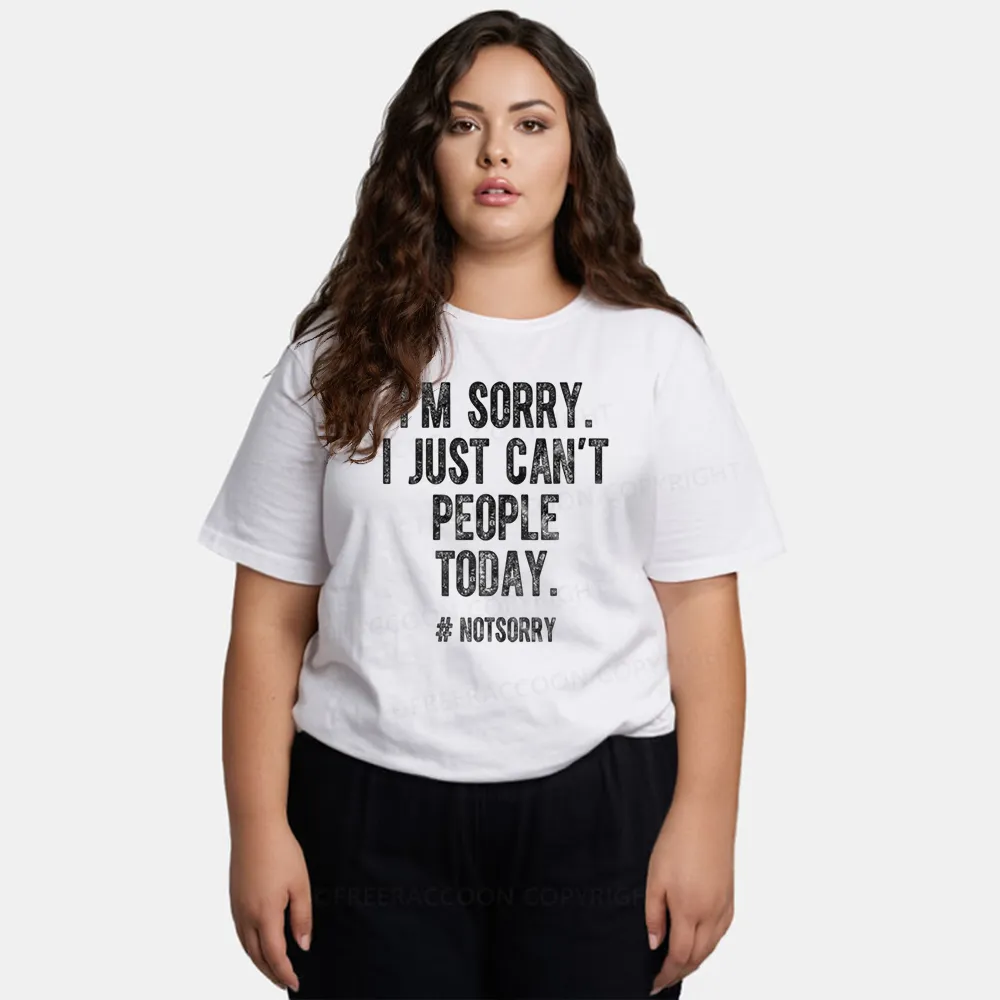 Vintage I'M Sorry I Just Can'T People Today Classic T-Shirt