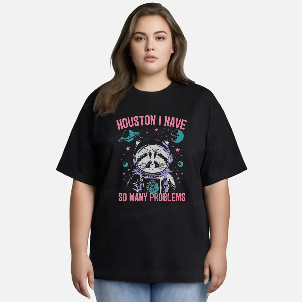 Vintage Houston I Have So Many Problems Space Humor Classic T-Shirt