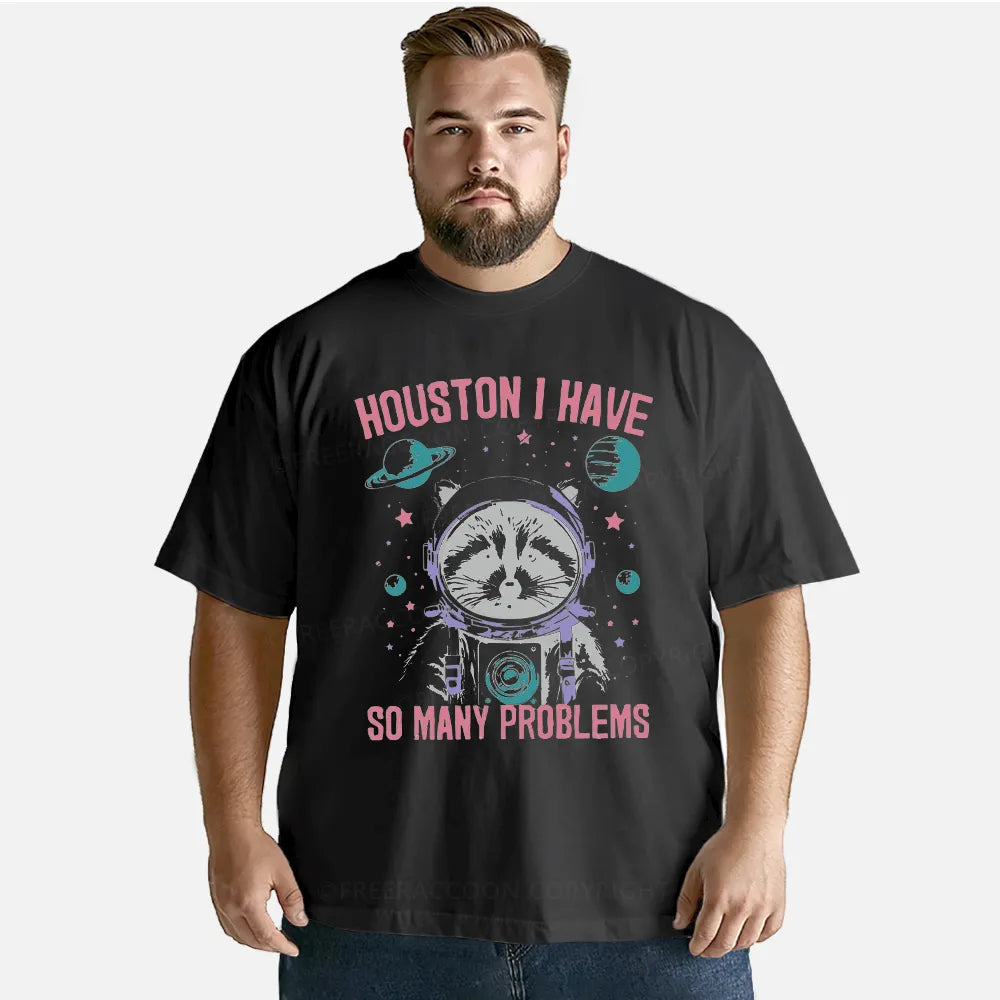 Vintage Houston I Have So Many Problems Space Humor Classic T-Shirt