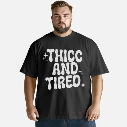 Vintage Thicc And Tired Classic T-Shirt