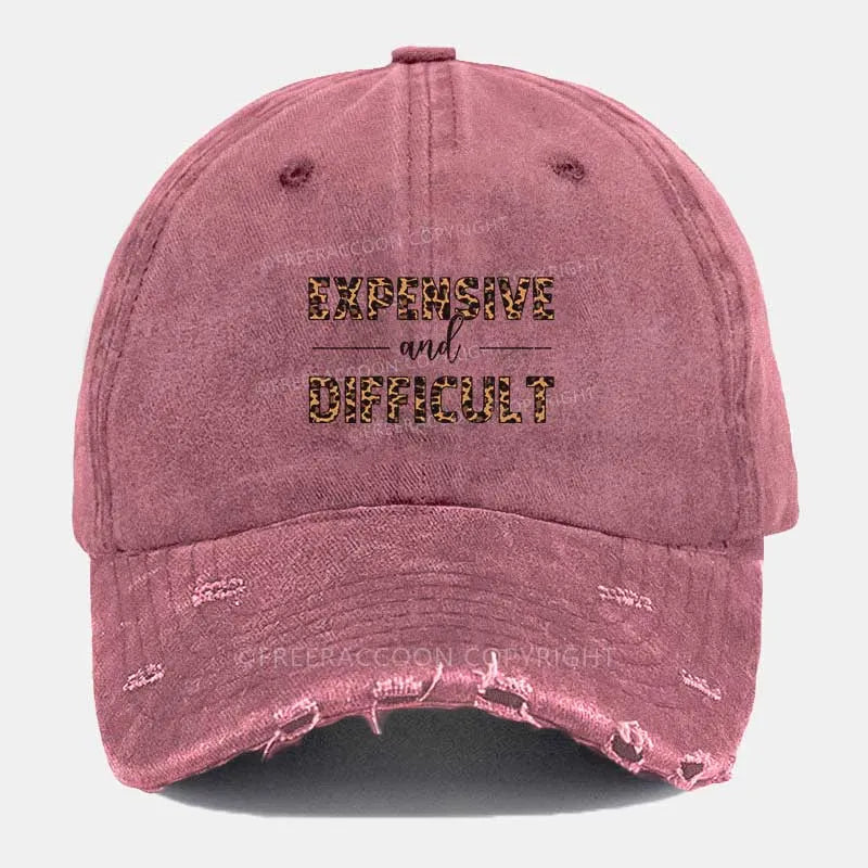 Vintage Expensive And Difficult Ripped Washed Cap