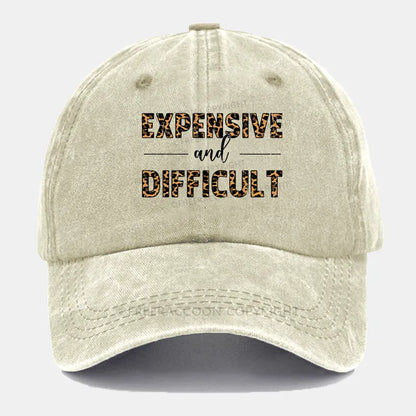 Vintage Expensive And Difficult Washed Cap