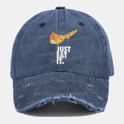 Vintage Just Eat It Ripped Washed Cap