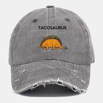 Vintage Tacosaurus Ripped Washed Cap