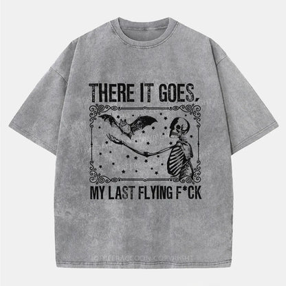 Vintage There It Goes, My Last Flying F*Ck Washed T-Shirt