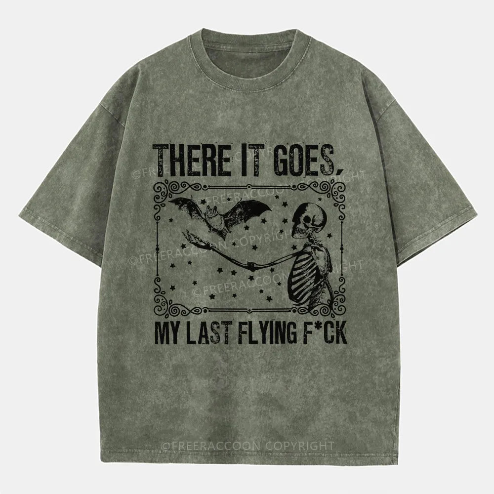 Vintage There It Goes, My Last Flying F*Ck Washed T-Shirt