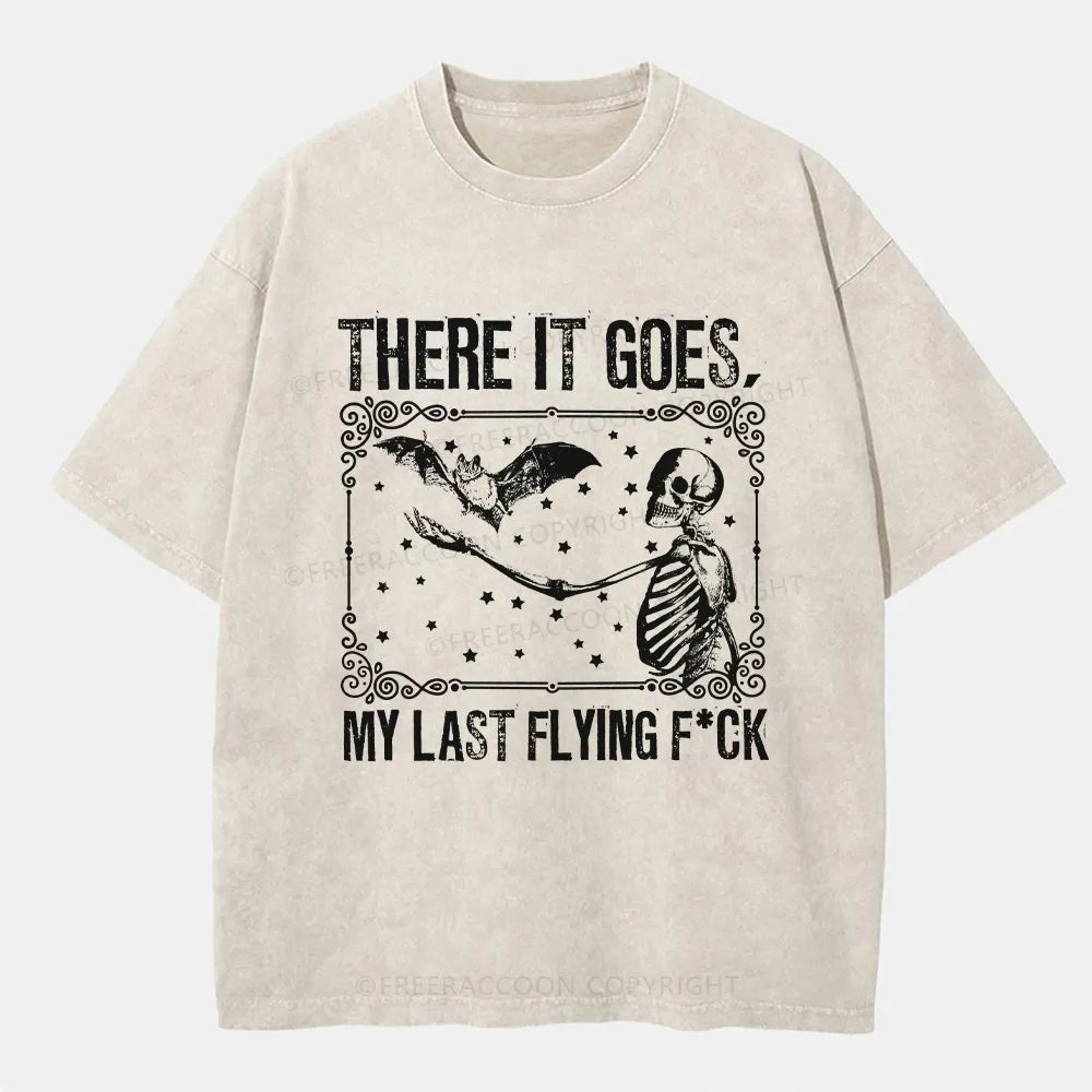 Vintage There It Goes, My Last Flying F*Ck Washed T-Shirt