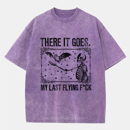 Vintage There It Goes, My Last Flying F*Ck Washed T-Shirt