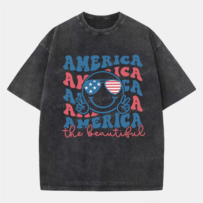 Vintage America The Beautiful Washed T-Shirt