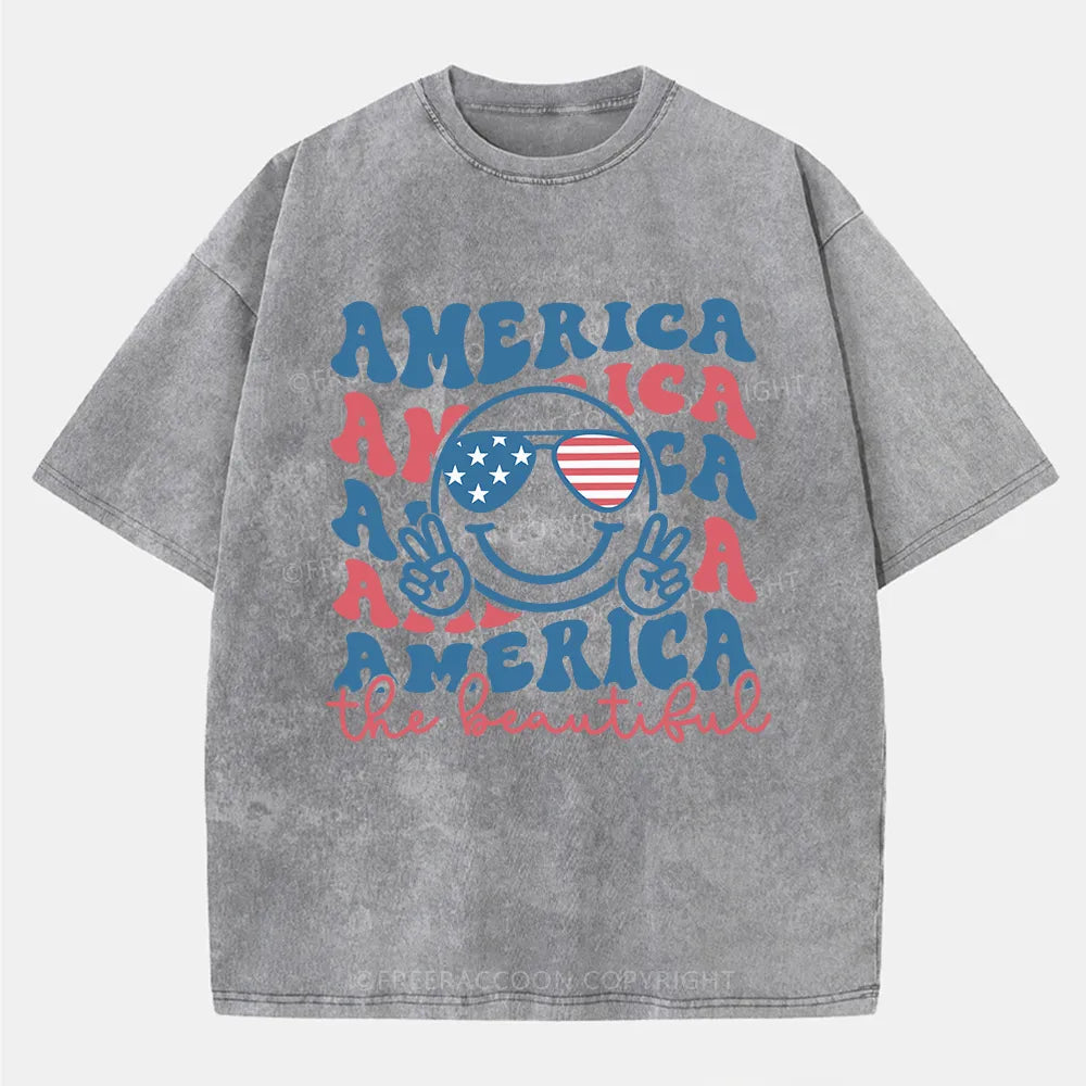 Vintage America The Beautiful Washed T-Shirt