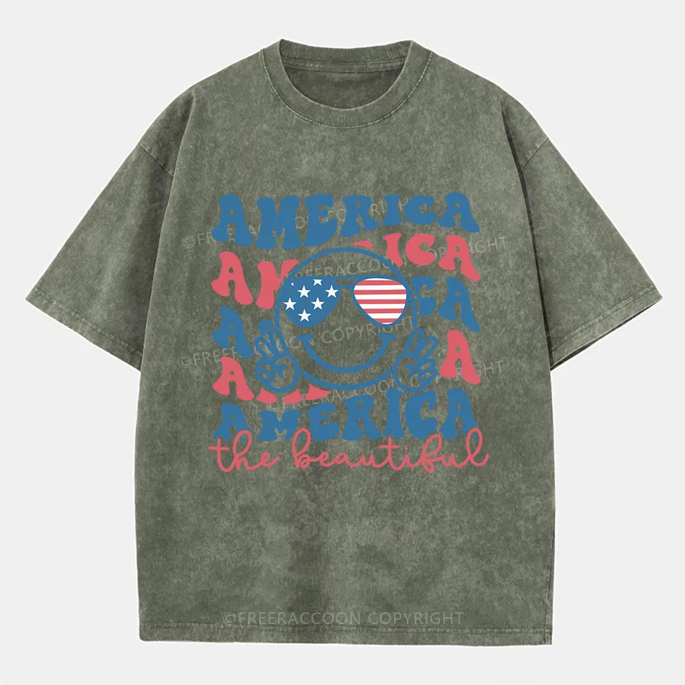 Vintage America The Beautiful Washed T-Shirt