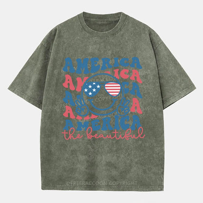 Vintage America The Beautiful Washed T-Shirt