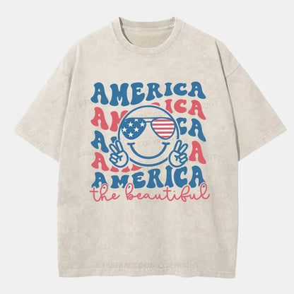 Vintage America The Beautiful Washed T-Shirt