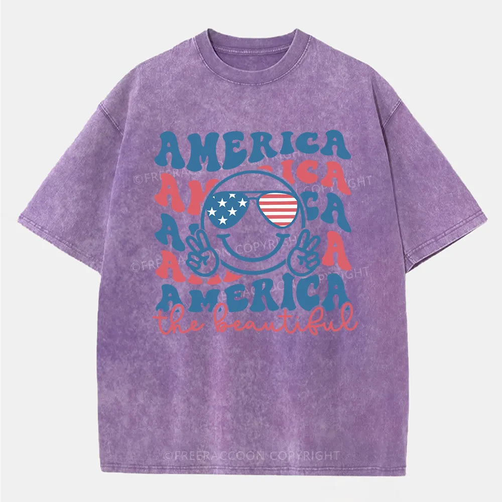 Vintage America The Beautiful Washed T-Shirt