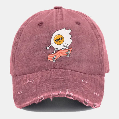 Vintage Eggskate Ripped Washed Cap