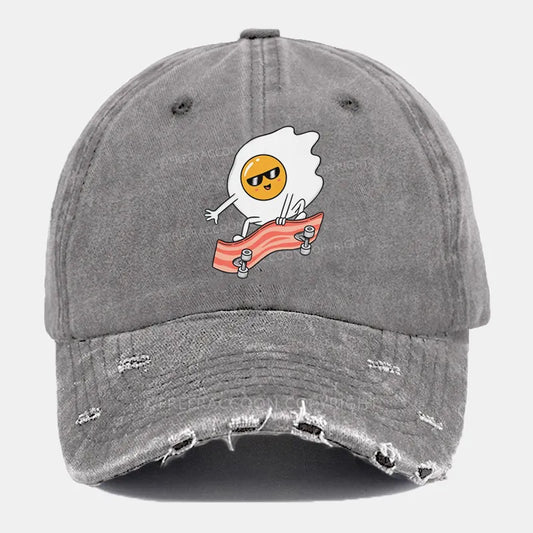 Vintage Eggskate Ripped Washed Cap