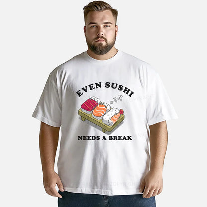 Vintage Even Sushi Needs A Break Classic T-Shirt