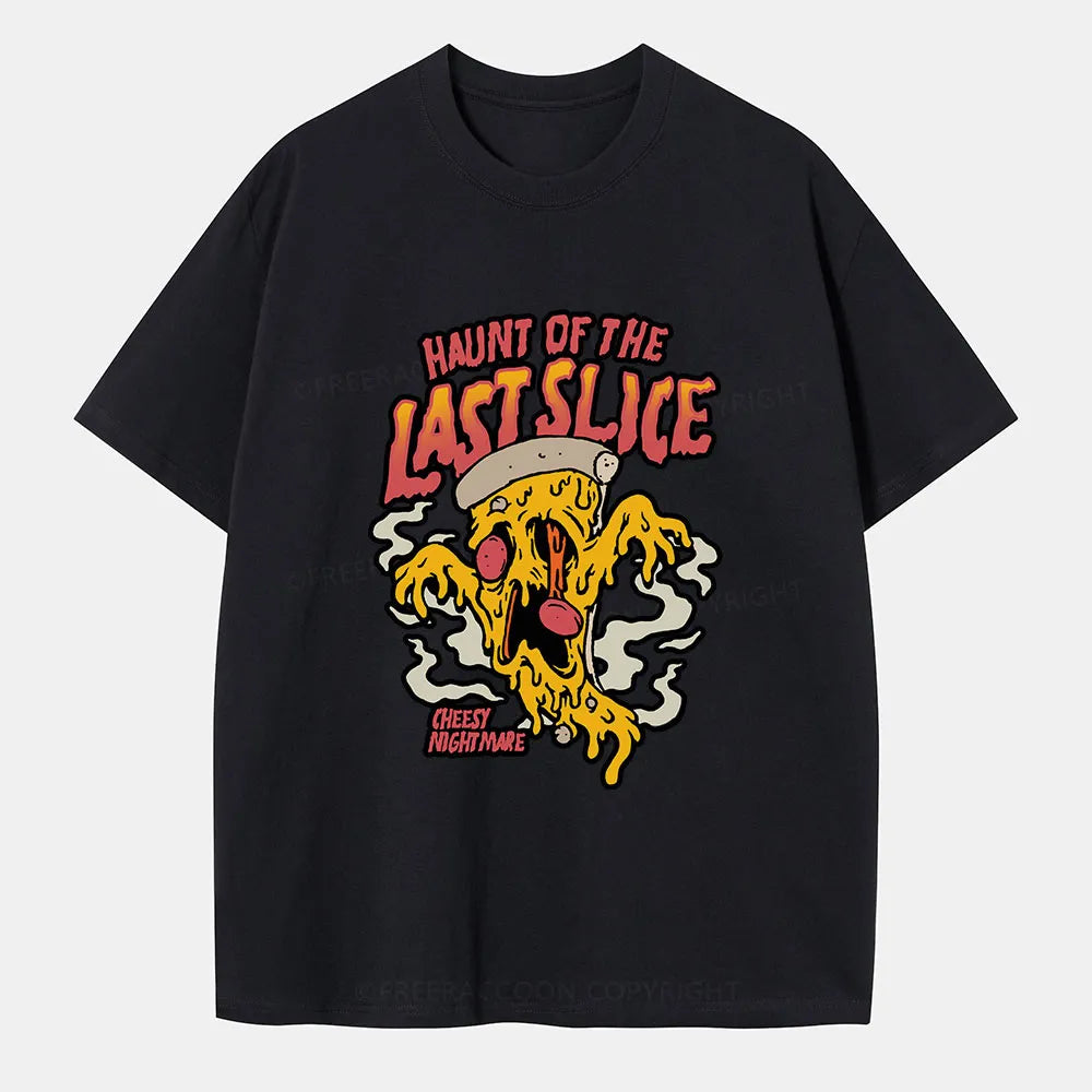 Vintage Haunt Of The Last Slice Pizza Classic T-Shirt