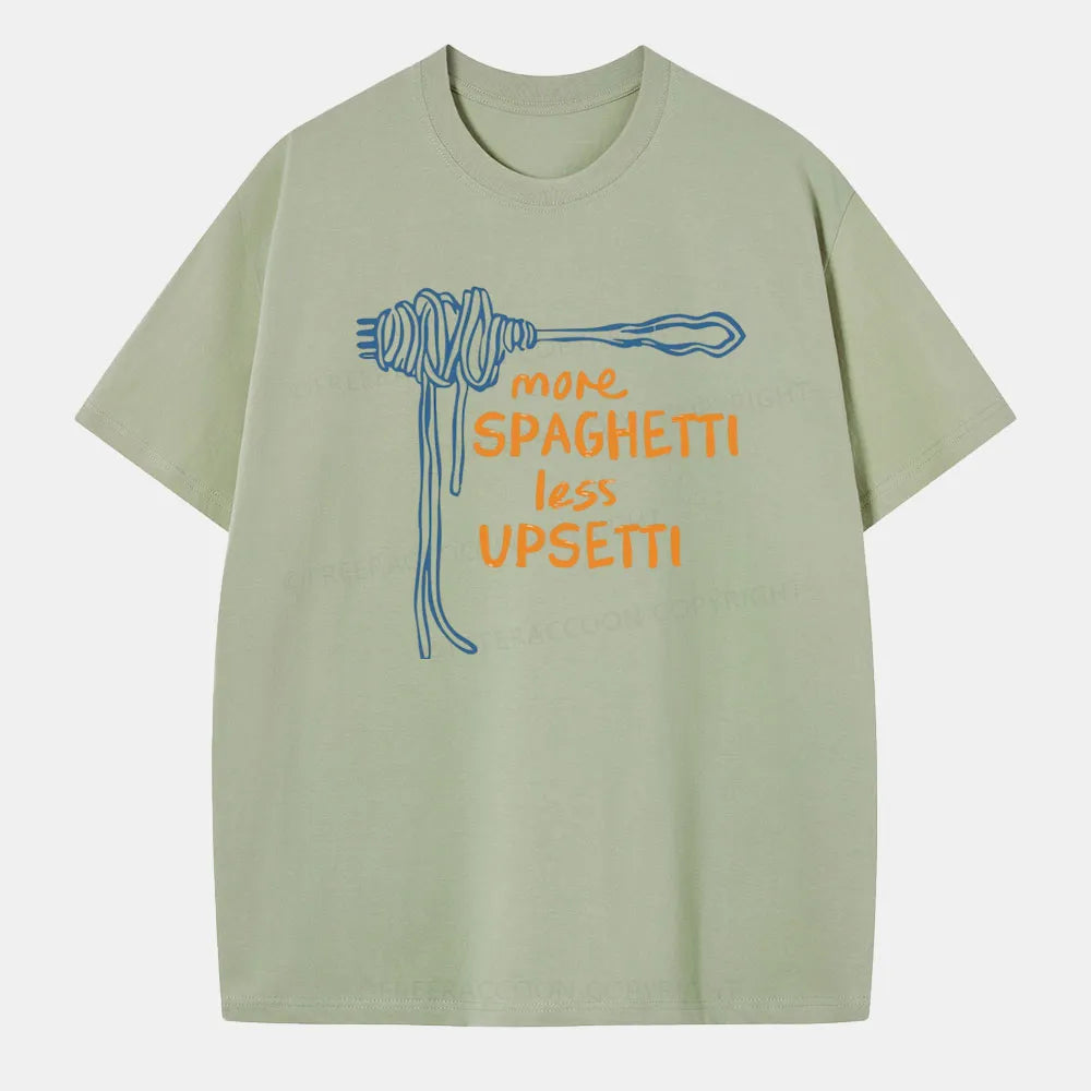 Vintage More Spaghetti Less Upsetti Classic T-Shirt