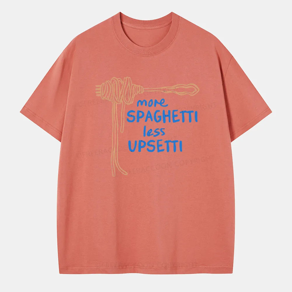 Vintage More Spaghetti Less Upsetti Classic T-Shirt