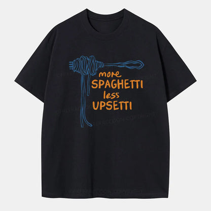 Vintage More Spaghetti Less Upsetti Classic T-Shirt