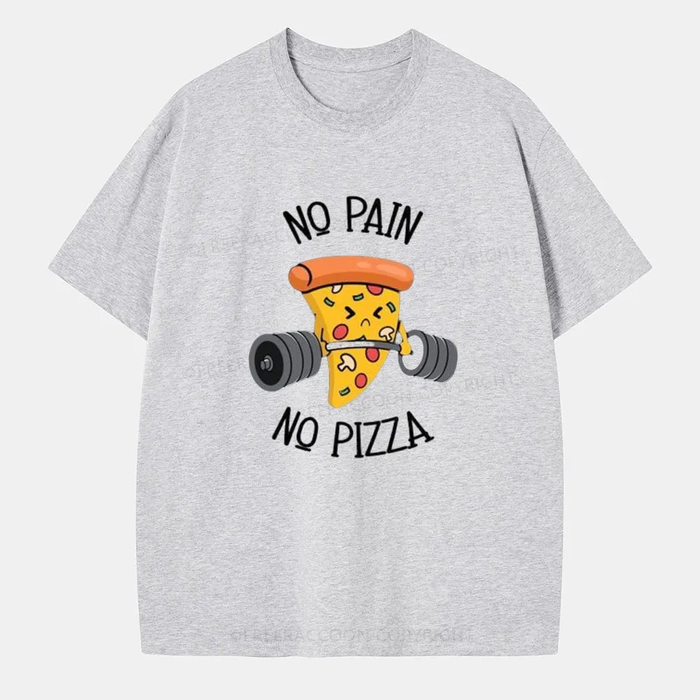 Vintage No Pain No Pizza Classic T-Shirt