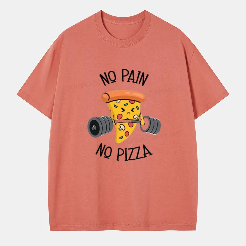 Vintage No Pain No Pizza Classic T-Shirt