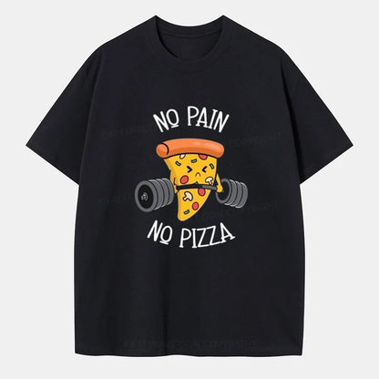 Vintage No Pain No Pizza Classic T-Shirt