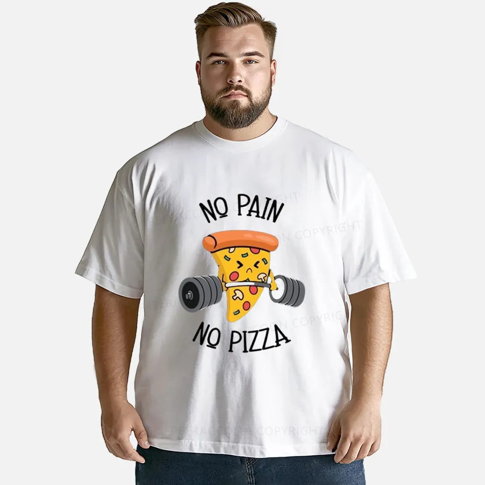 Vintage No Pain No Pizza Classic T-Shirt