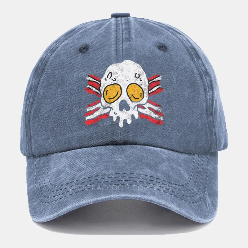 Vintage Bacon And Eggs Washed Cap