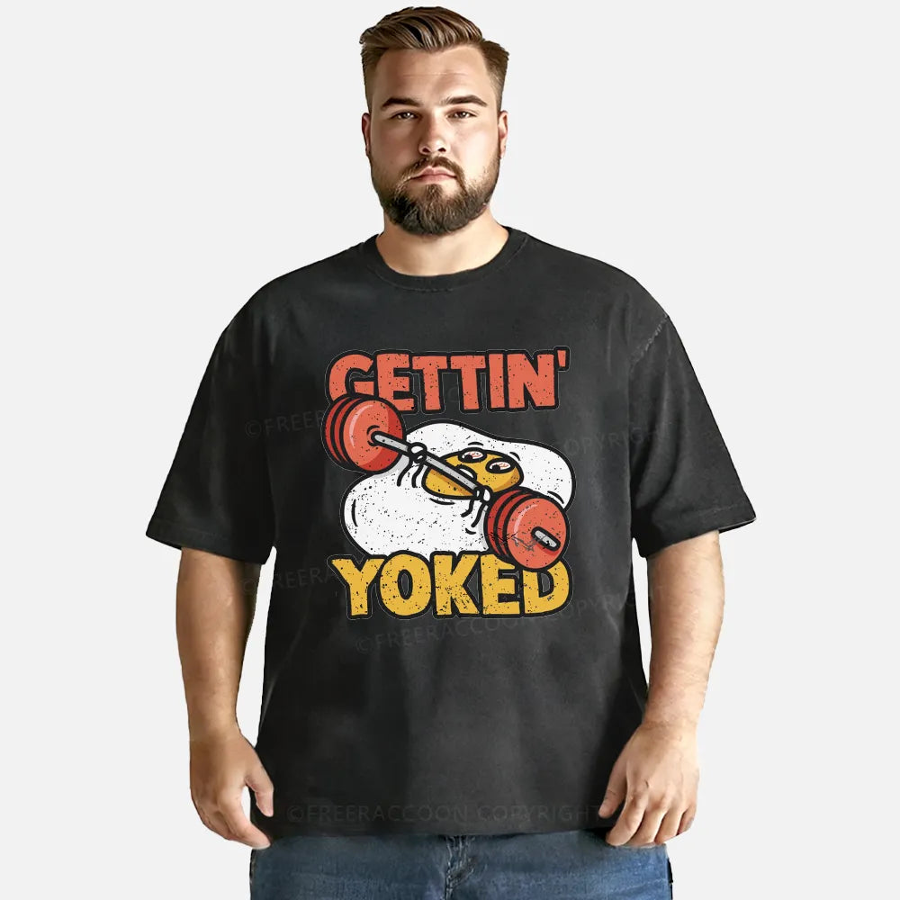 Vintage Gettin' Yoked Washed T-Shirt