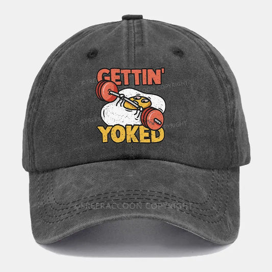 Vintage Gettin' Yoked Washed Cap