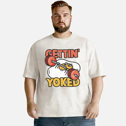 Vintage Gettin' Yoked Washed T-Shirt