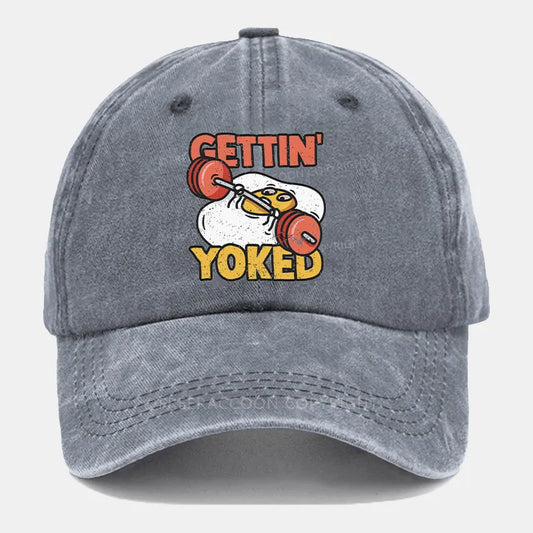 Vintage Gettin' Yoked Washed Cap