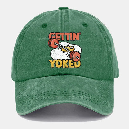 Vintage Gettin' Yoked Washed Cap